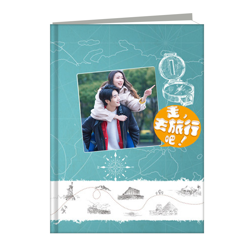 12寸高清精装对裱相册